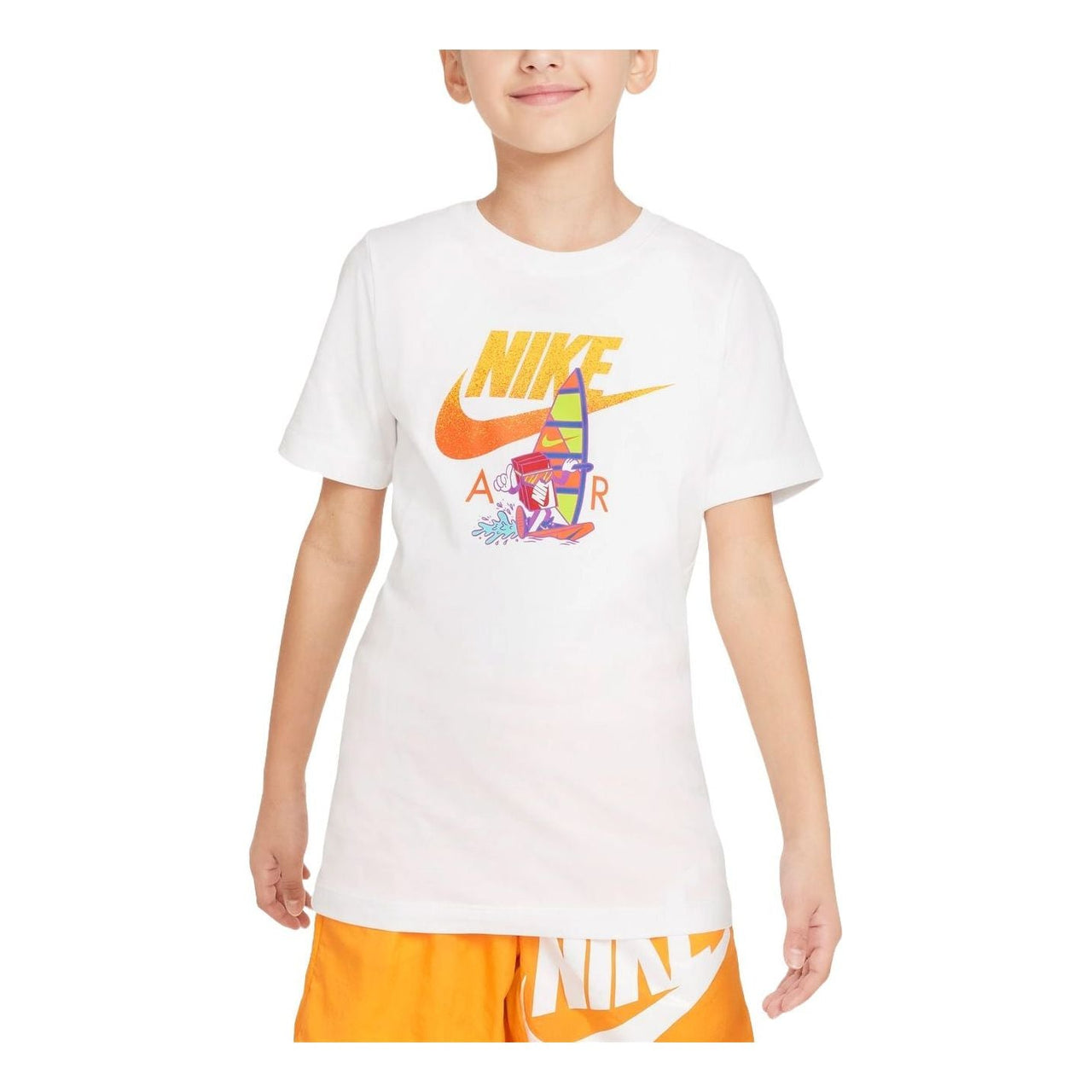 (GS) Nike Sportswear Graphic T-Shirt 'White' FV5346-100