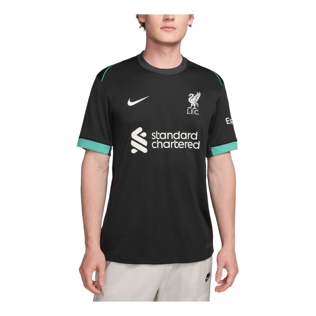 Nike Dri-FIT Liverpool FC 2024/25 Stadium Away Jersey 'Black Teal' FN8780-322