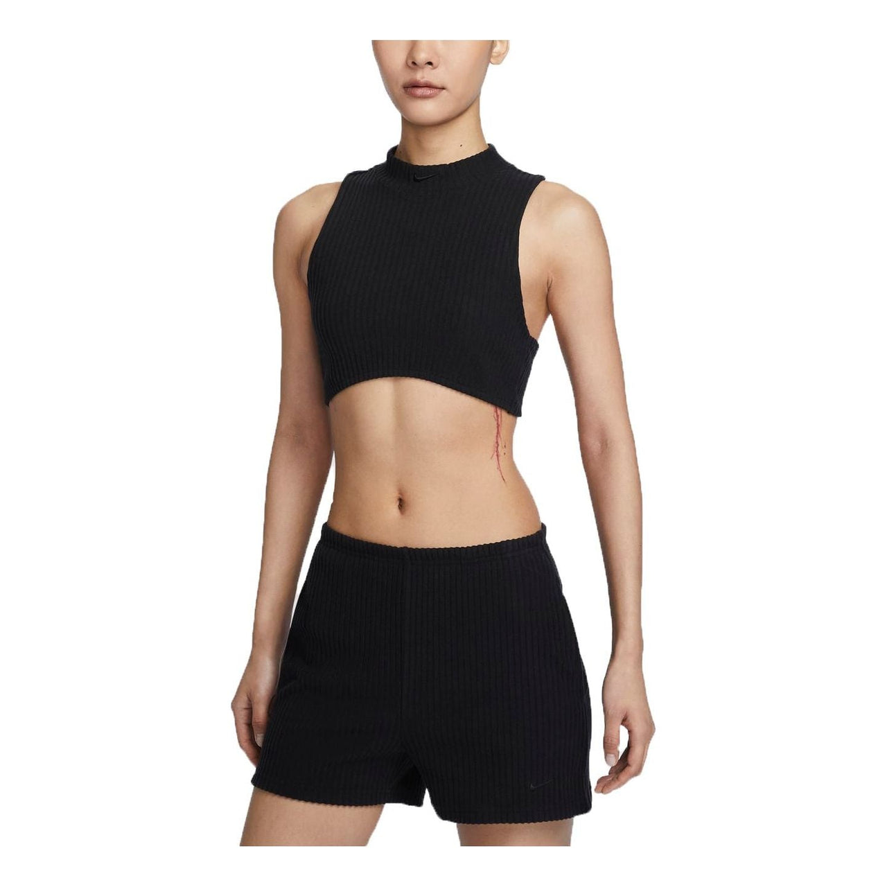 (WMNS) Nike Sportswear Chill Knit Tank Top (Asia Sizing) 'Black' FN3678-010