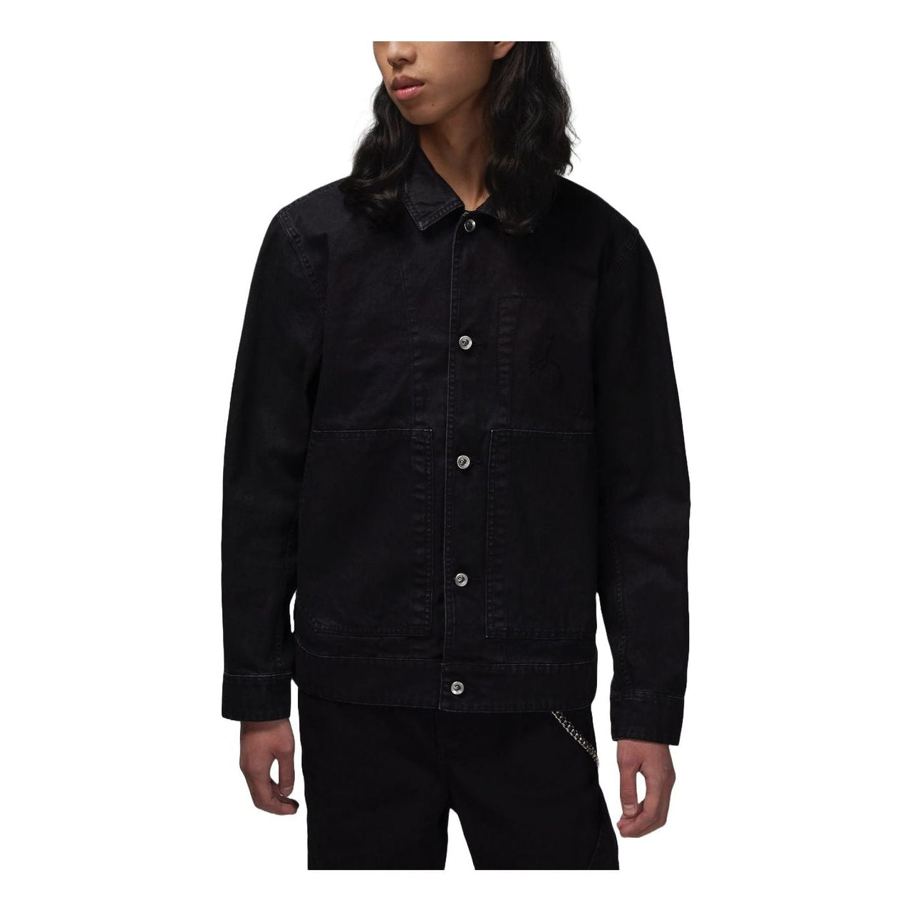 Air Jordan Essentials Chicago Jacket Asia Sizing 'Black' FN4528-010