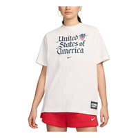 (WMNS) Nike USA Essential T-shirt 'Sail' FN0874-133