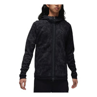 Air Jordan Dri-FIT Sport Full-Zip Hoodie Asia Sizing 'Black Grey' FN5847-010