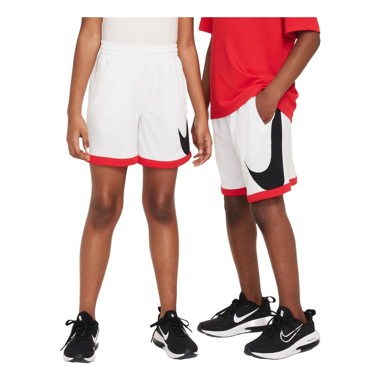 (GS) Nike Multi+ Dri-FIT Training Shorts 'White Black Red' FV0269-100