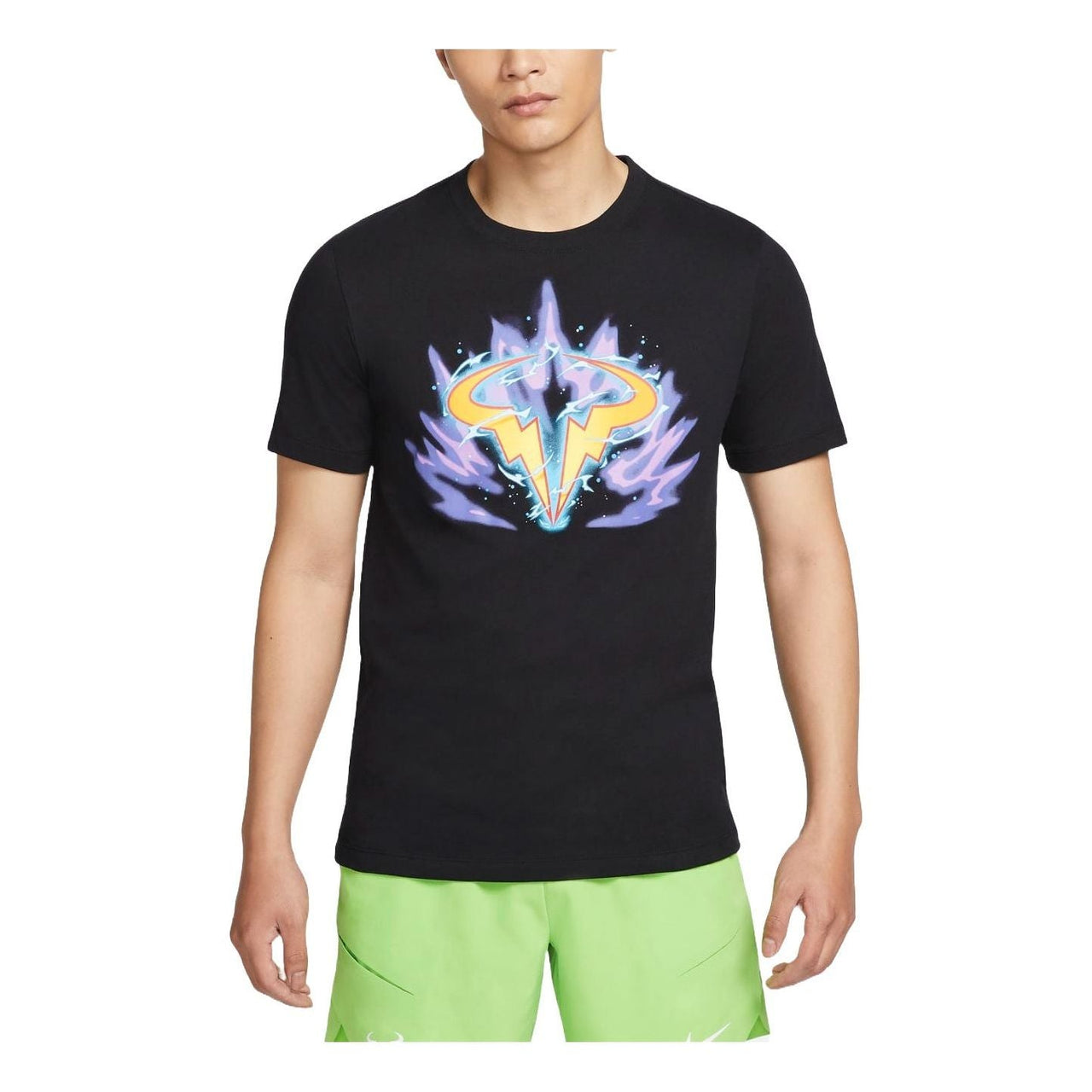 NikeCourt Dri-FIT Rafa Tennis T-Shirt Asia Sizing 'Black' FV8437-010