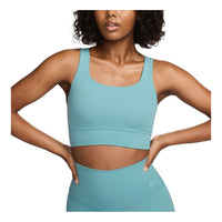 (WMNS) Nike Zenvy Medium-Support Padded Longline Sports Bra 'Denim Turquoise' DO6619-464