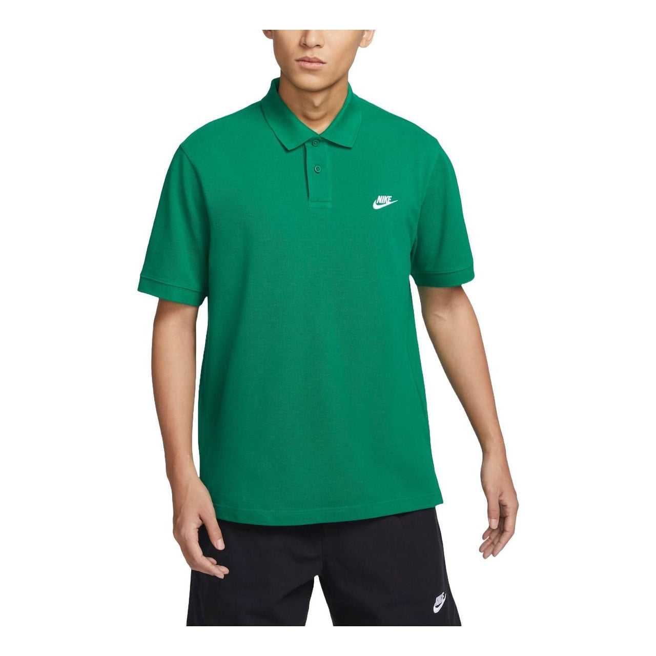 Nike Club Logo Polo Shirt Asia Sizing 'Green' FN3895-365