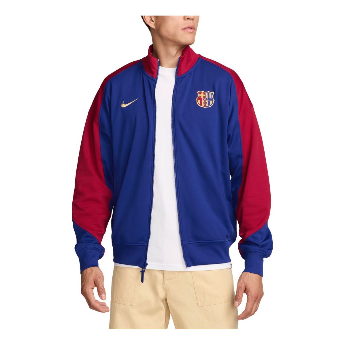 Nike FC Barcelona 24/25 Academy Pro Anthem Jacket 'Blue Red' FN9625-455