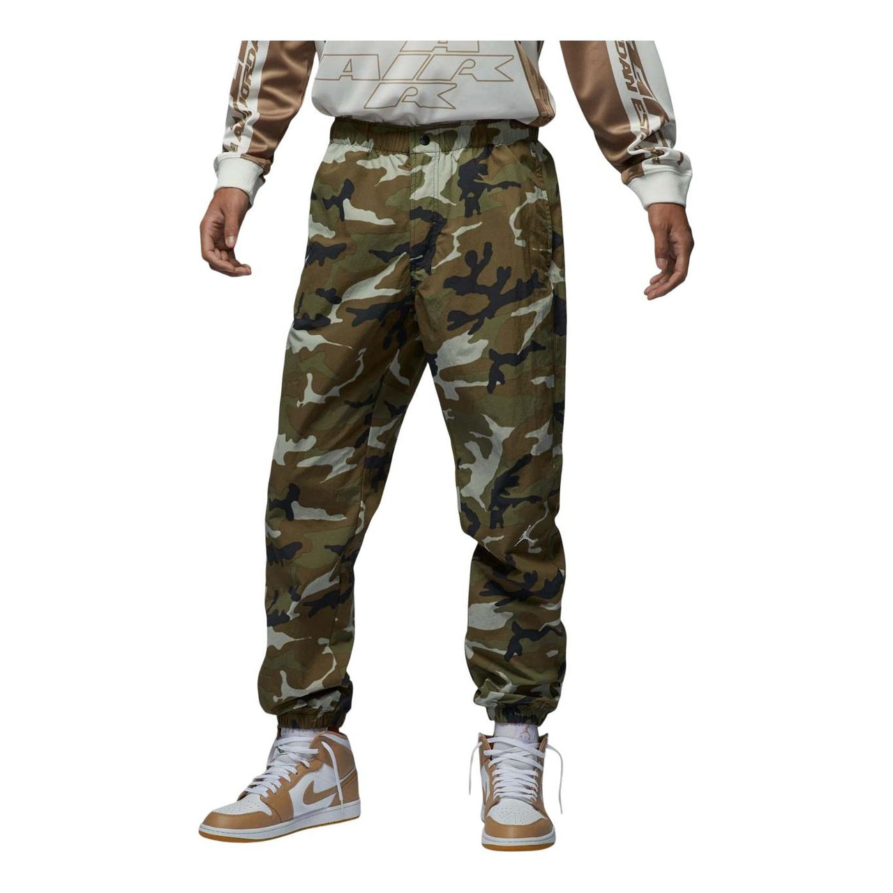 Air Jordan MVP Camo Pants Asia Sizing 'Light Olive' FZ3530-380