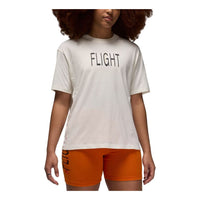 (WMNS) Air Jordan Artist Series by Darien Birks T-shirt Asia Sizing 'Sail' HF5479-133