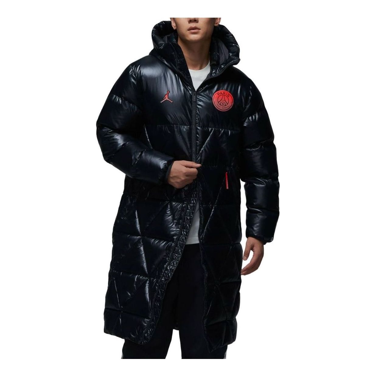 Air Jordan Paris Saint-Germain Loose Parka Asia Sizing 'Off-Noir' FV7743-045