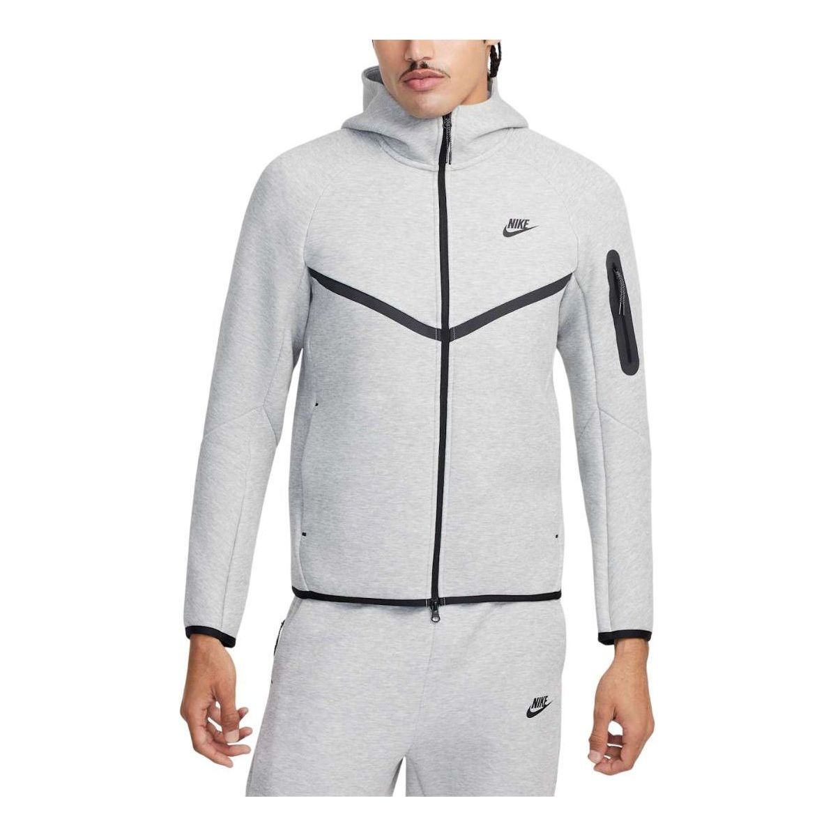 Nike Sportswear Tech Fleece Windrunner Jacket Asia Sizing 'Dark Grey Heather' HV0950-063