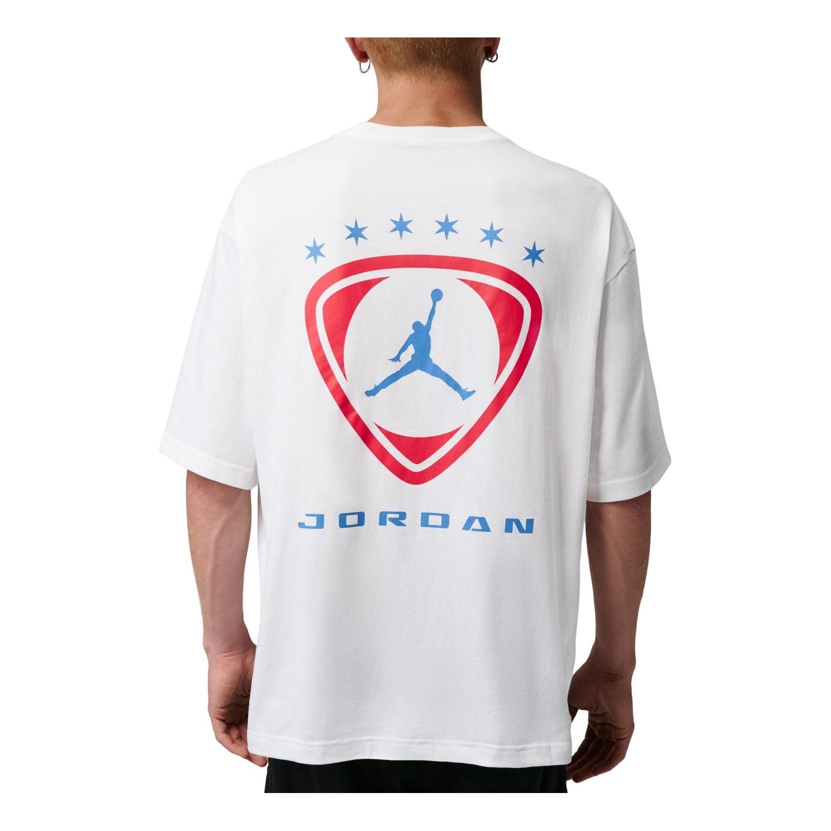 Jordan Brooklyn T-Shirt 'White University Blue' IO0010-100