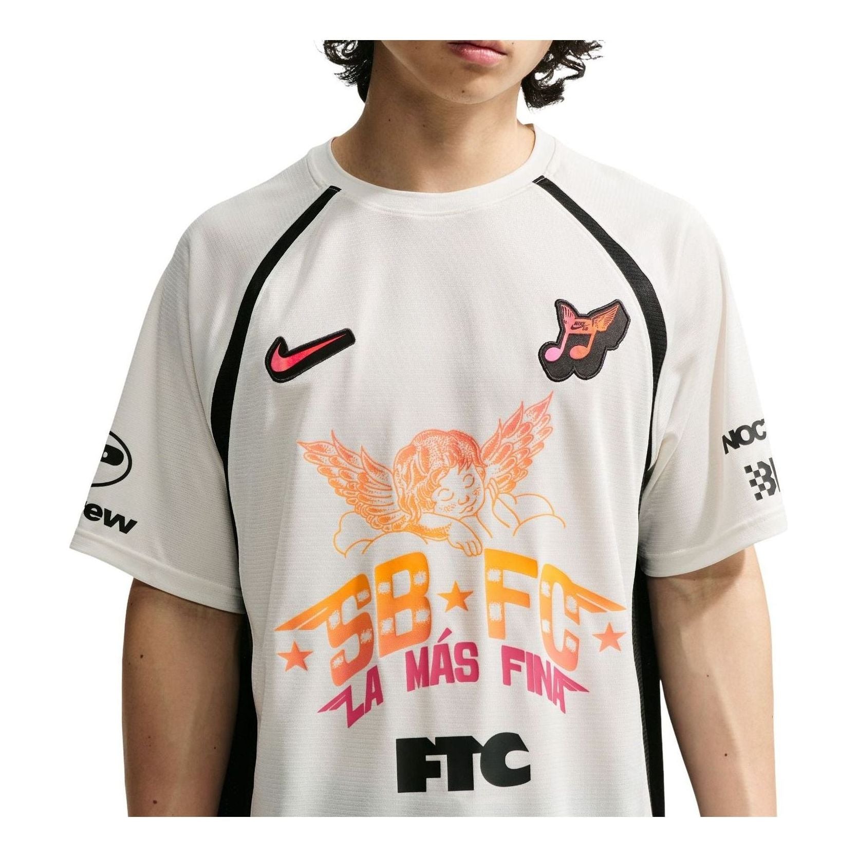 Nike SB Skate Jersey 'Sail Black' IR6760-133