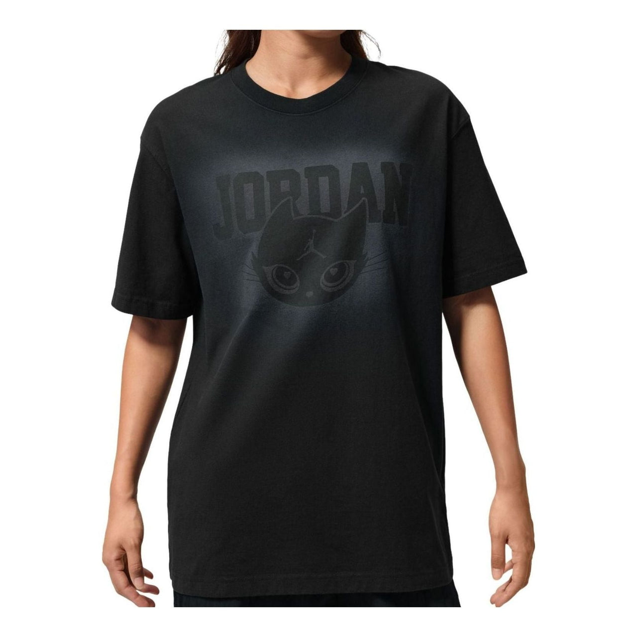 (WMNS) Jordan Oversized Graphic T-Shirt Asia Sizing 'Black' IW7672-010