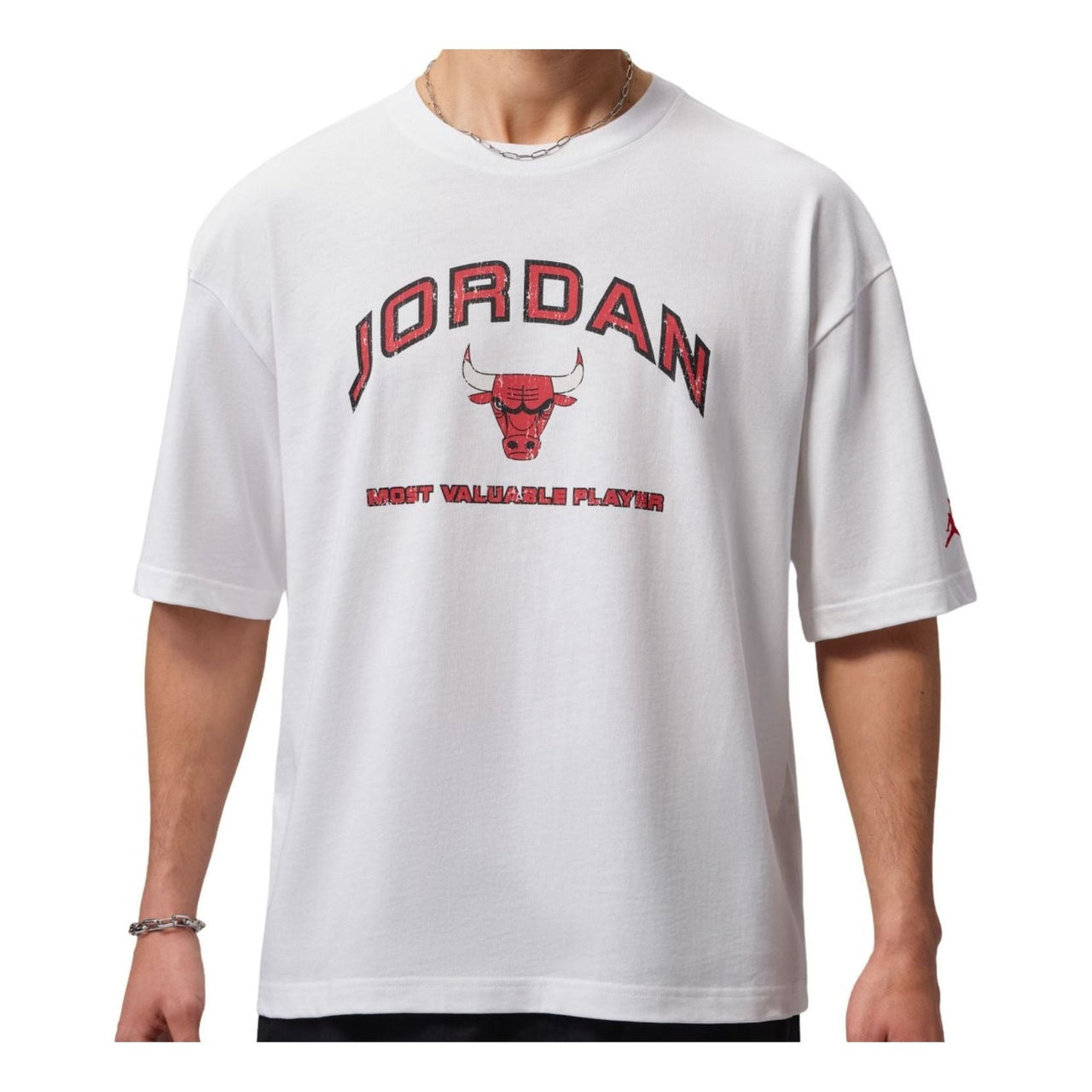 Jordan Flight Essentials Boxy Graphic T-Shirt 'White University Red' IF3122-100