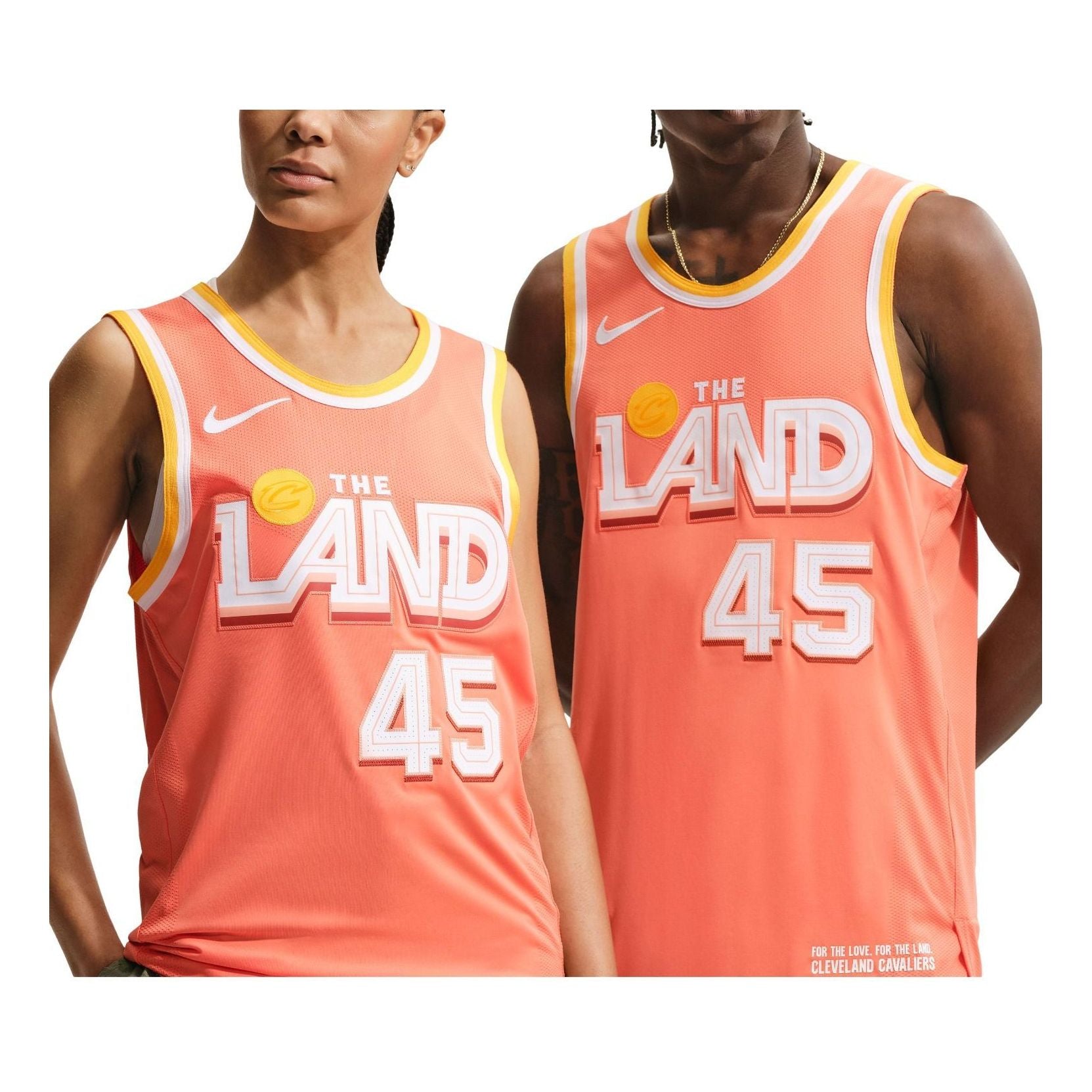Nike Dri-FIT ADV NBA Donovan Mitchell Authentic Cleveland Cavaliers City Edition Jersey 'Orange Frost' HM6092-836