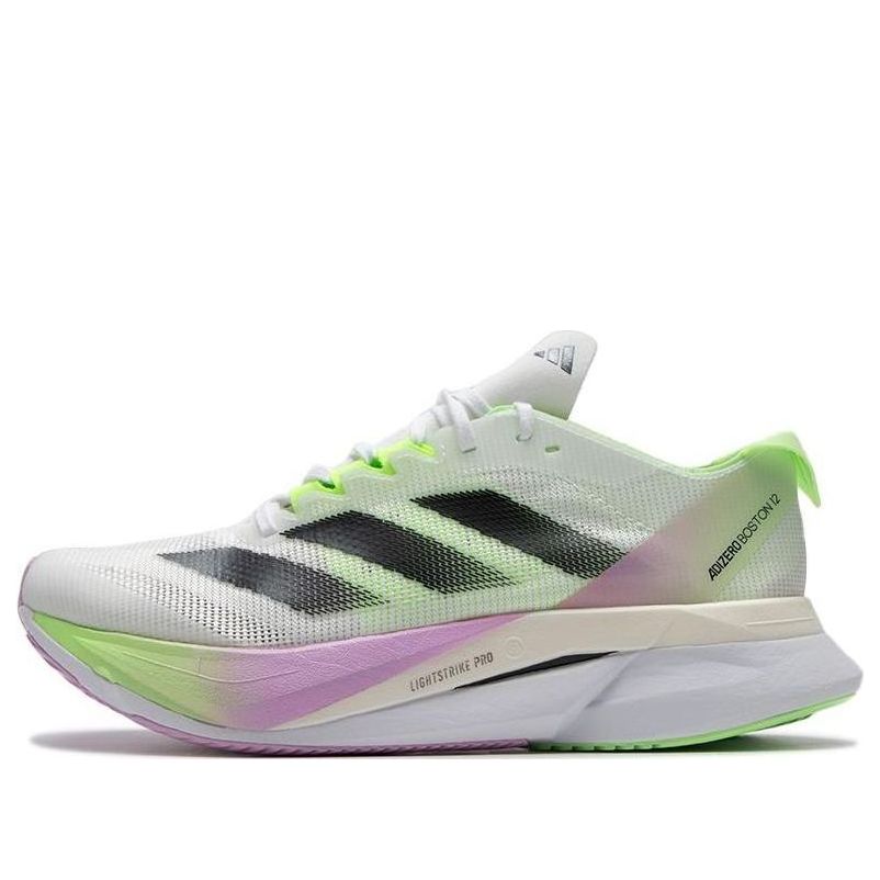 (WMNS) adidas Adizero Boston 12 'White Green' IG3328