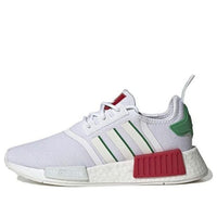 (GS) adidas NMD_R1 'White Green' HQ9987