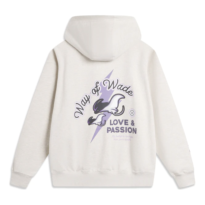 Li-Ning Way of Wade Love & Passion Hoodie 'White' AWDU651-4
