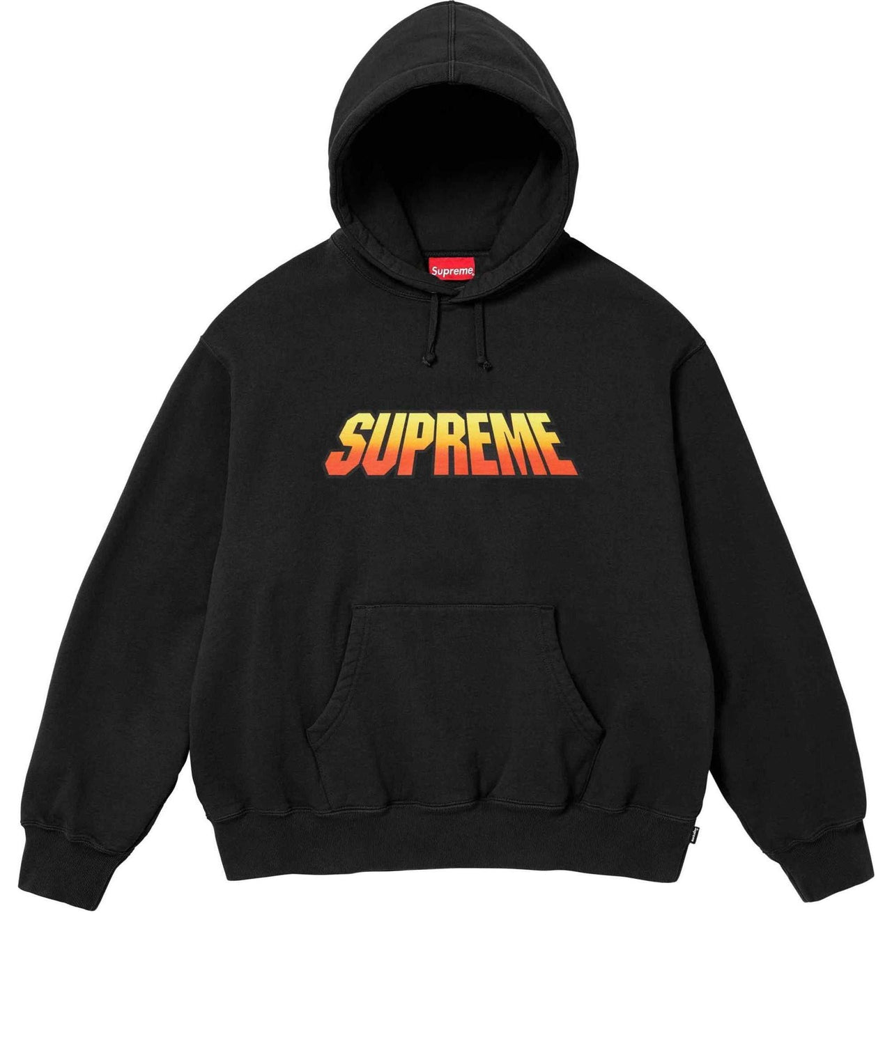 Supreme Gradient Hooded Sweatshirt 'Black Yellow' SUP-SS24-081