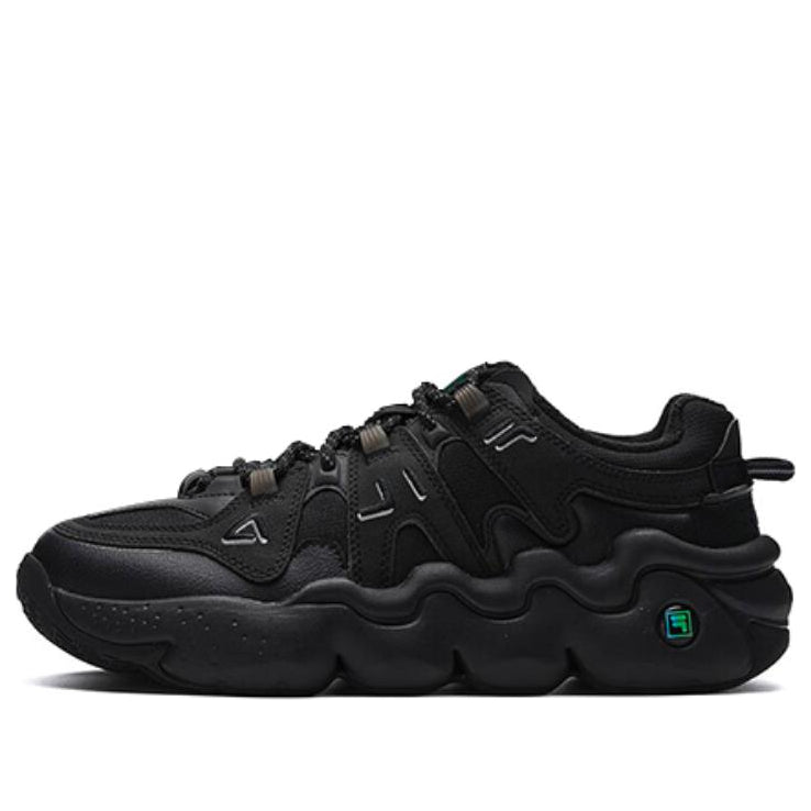 FILA Panini Low Retro Basketball Sneakers 'Black' F12M242127FBK