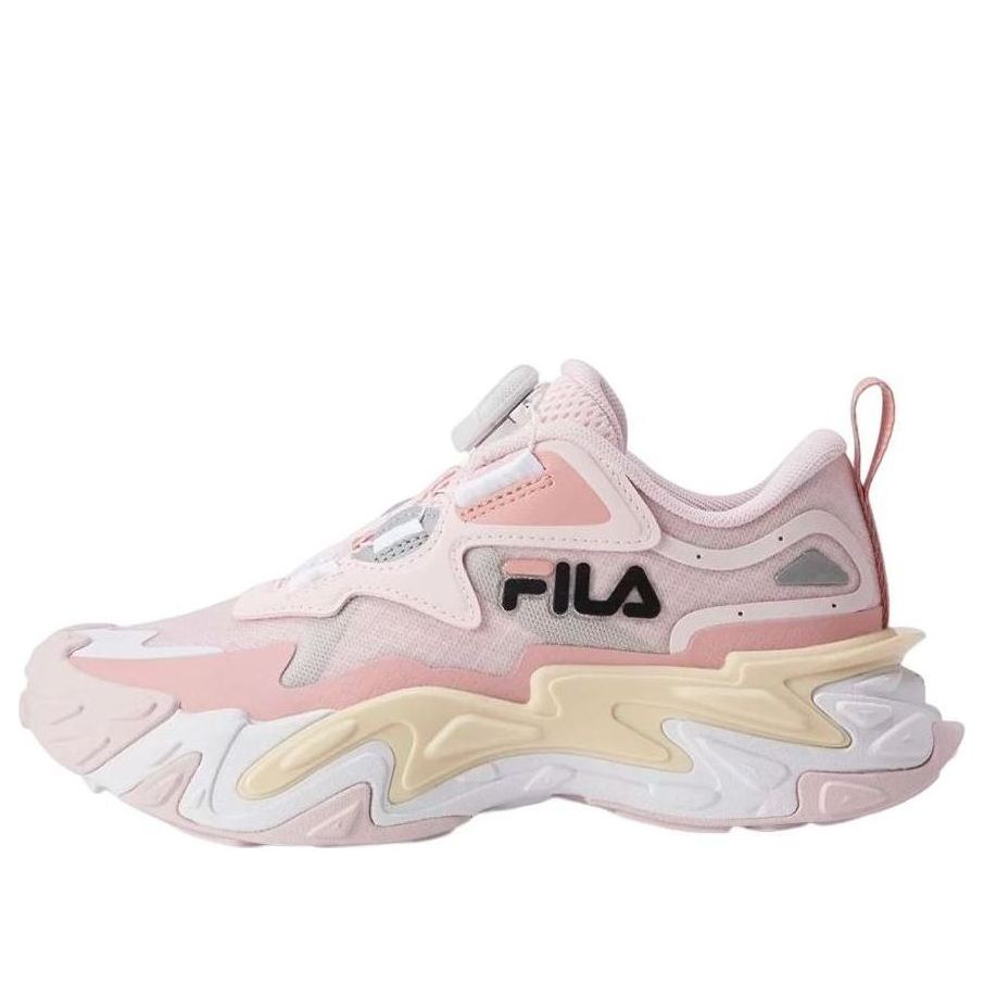 (GS) FILA Classic Running Shoes 'Pink Yellow' K15G232501FSB
