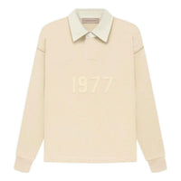 (GS) Fear of God Essentials FW22 Henley Rugby Polo Egg Shell FOG-FW22-067