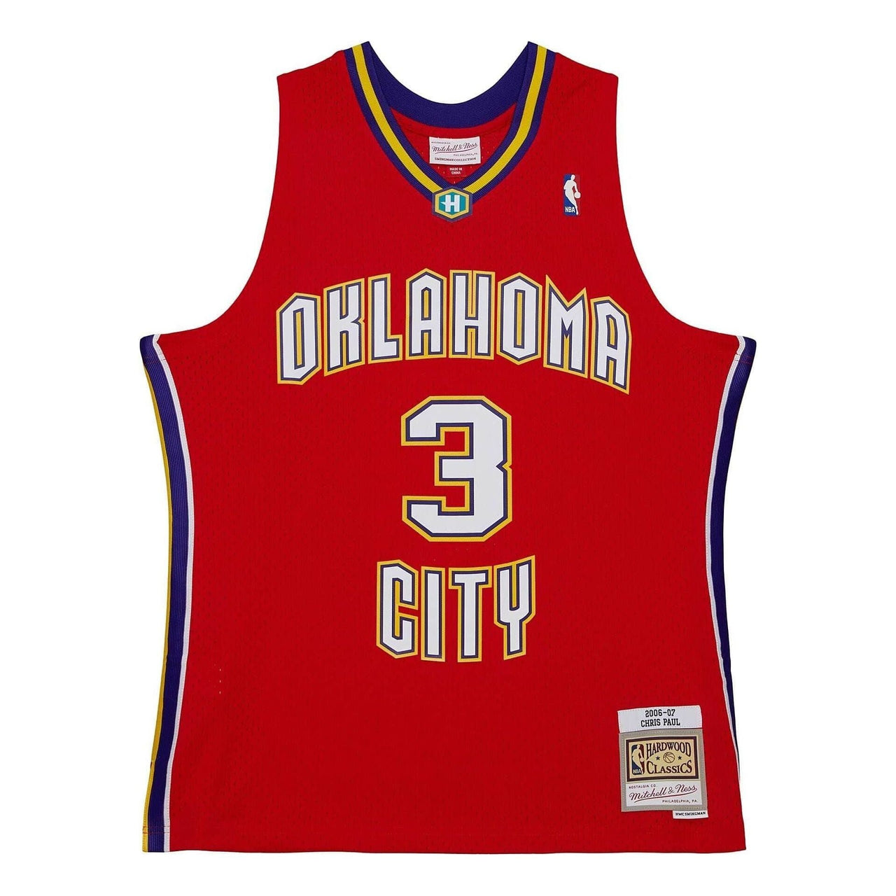 Mitchell & Ness x NBA New Orleans Hornets 2006-07 Swingman Jersey 'Chris Paul 3' SMJY5325-NOH06CPARED1