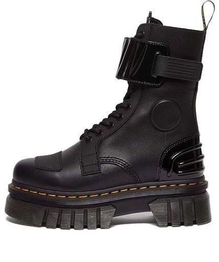 Dr.Martens Audrick 10-Eye Alternative Leather Lace Up Boots 'Black' 30970001
