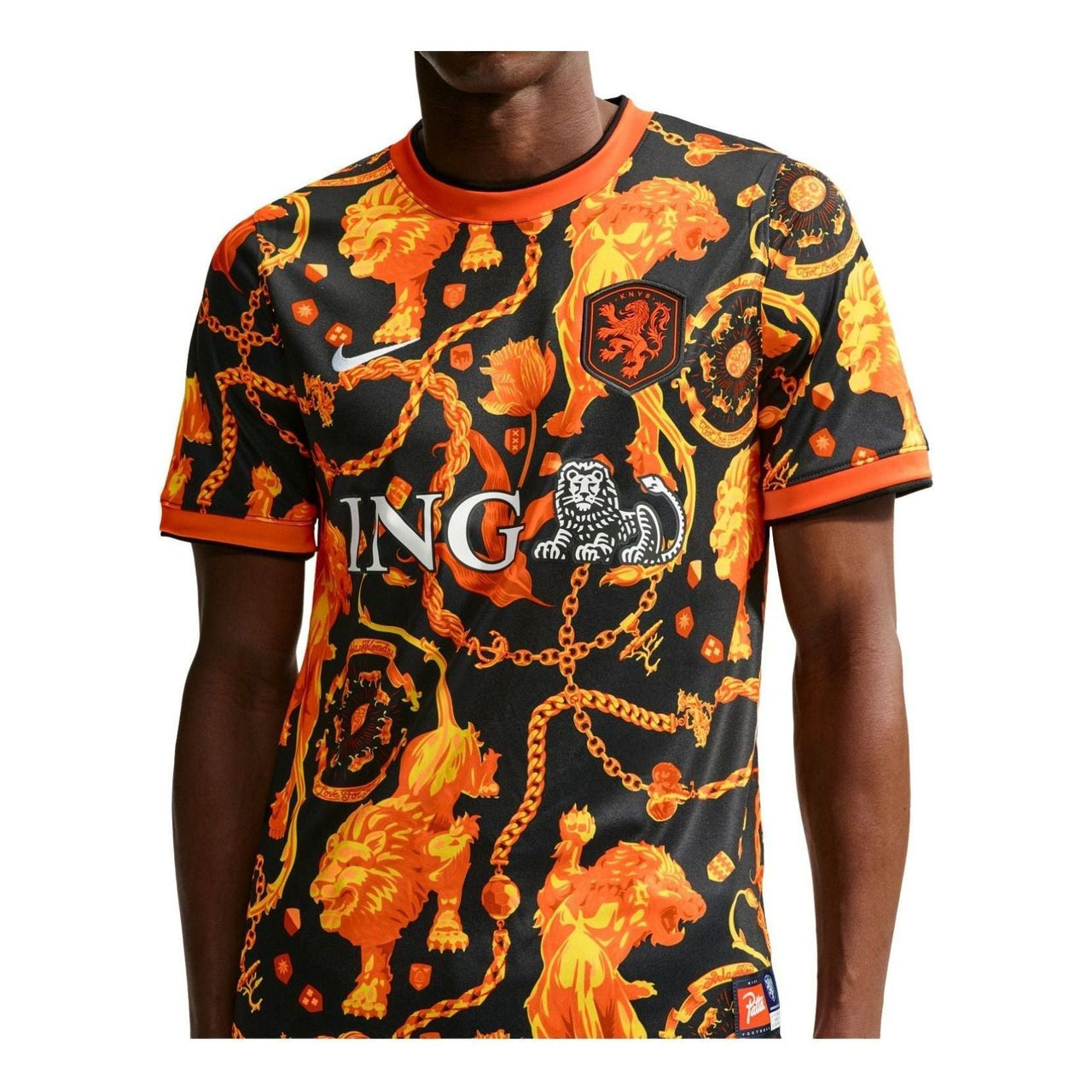 Nike x Netherlands x Patta Academy Pro T-Shirt 'Black White' IH1678-010