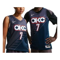 Nike NBA Chet Holmgren Oklahoma City Thunder City Edition Swingman Jersey 'Thunder Blue' HM5990-438