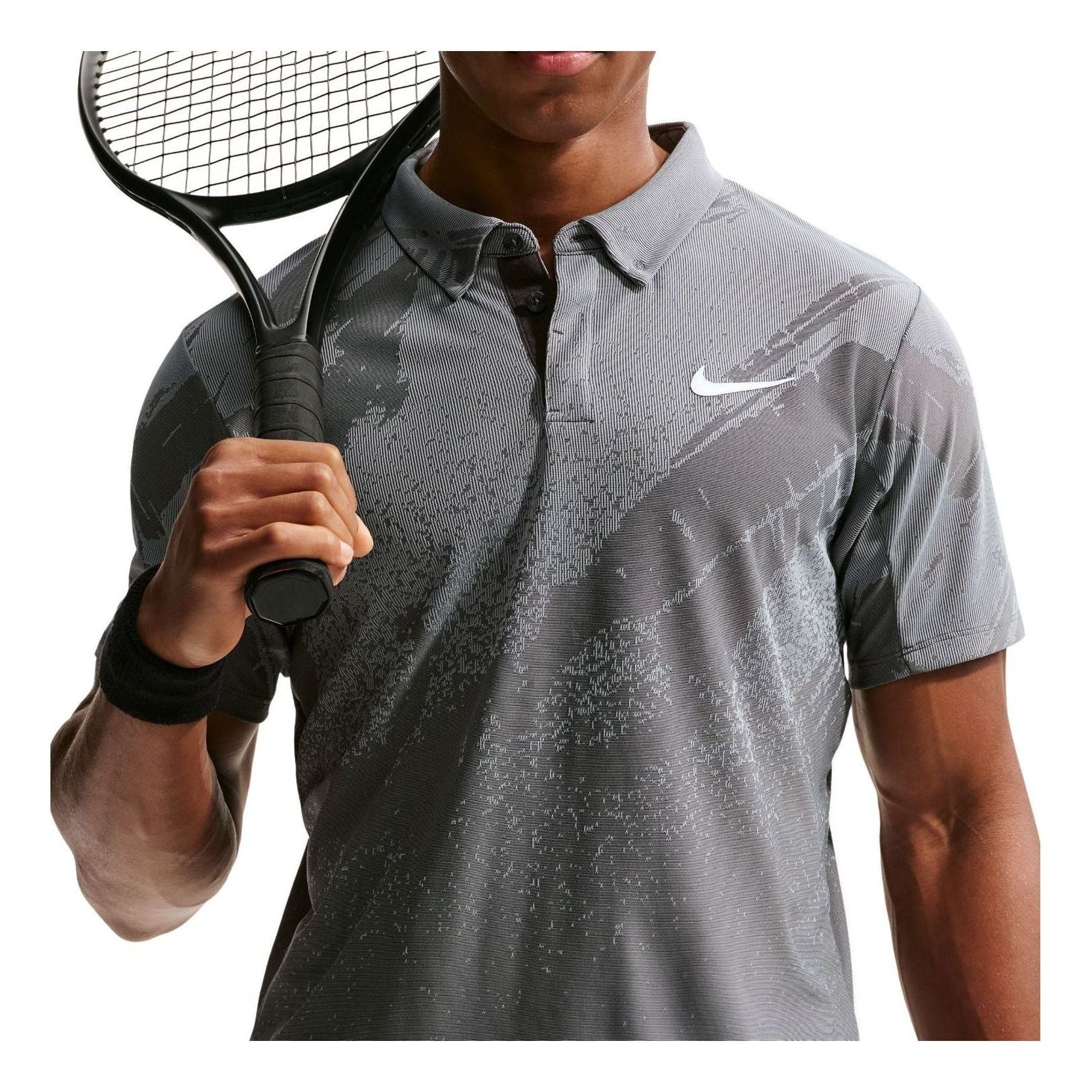 Nike Court Slam Dri-FIT ADV Polo Shirt 'Anthracite Cool Grey White' IB1028-060