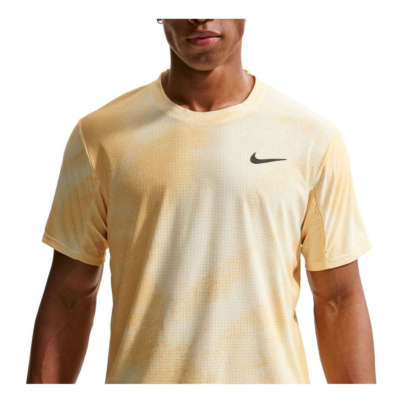 Nike Court Slam Dri-FIT ADV T-Shirt 'Alabaster Topaz Gold Black' IB1016-744
