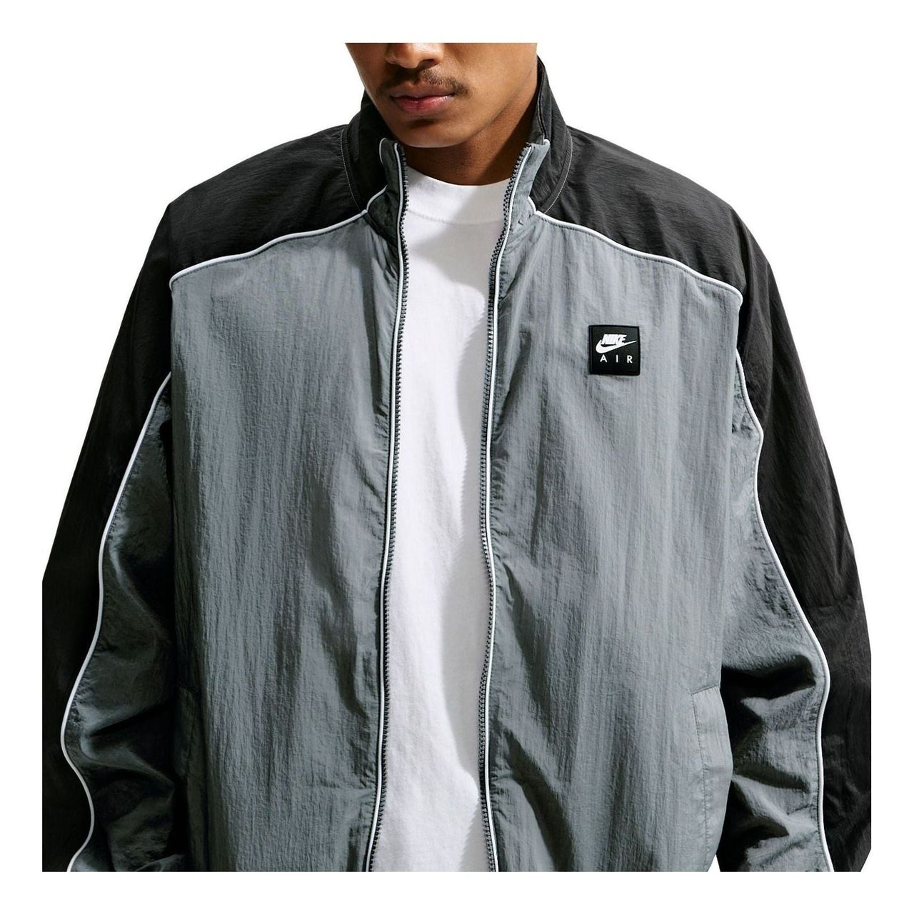 Nike Air Woven Track Jacket 'Smoke Grey Black' IM5568-084