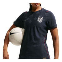 (WMNS) Nike USWNT 2026 Match Away Aero-FIT Authentic Jersey 'Dark Obsidian University Red Pure Platinum' IB5264-476