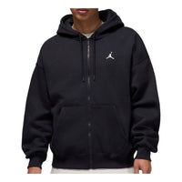 Jordan Brooklyn Fleece Oversized Full-Zip Hoodie 'Black Sail' IB7231-010