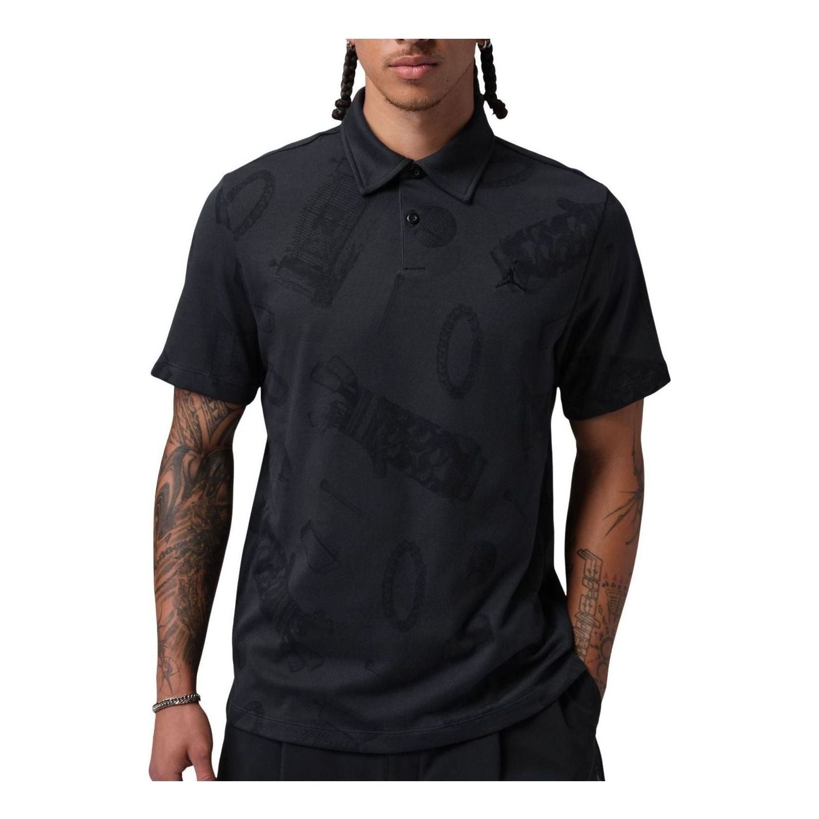 Jordan Dri-FIT Golf Polo 'Off Noir Black' IU1301-045
