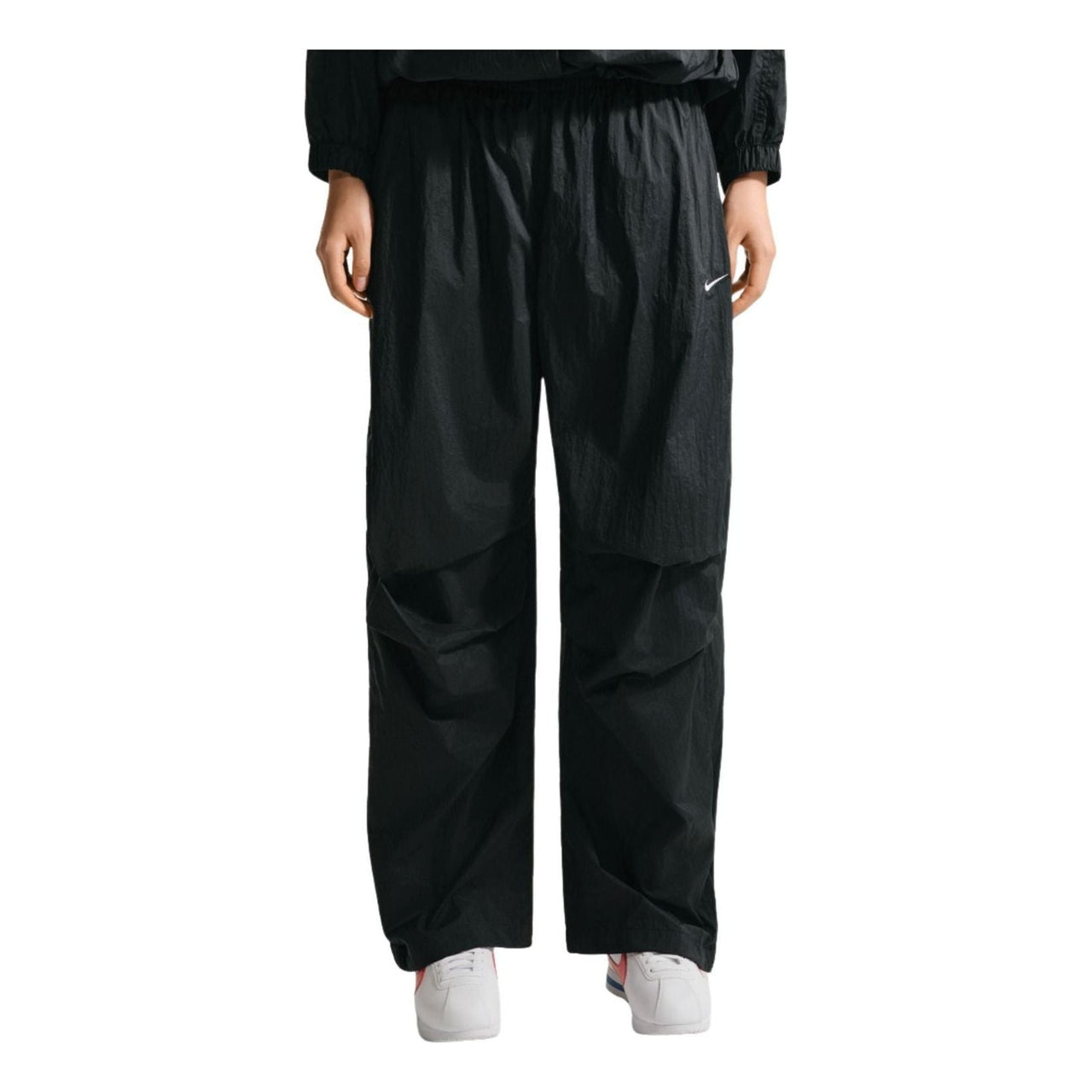 (WMNS) Nike Sportswear Mid-Rise Lightweight UV Pants Asia Sizing 'Black' IO3377-010