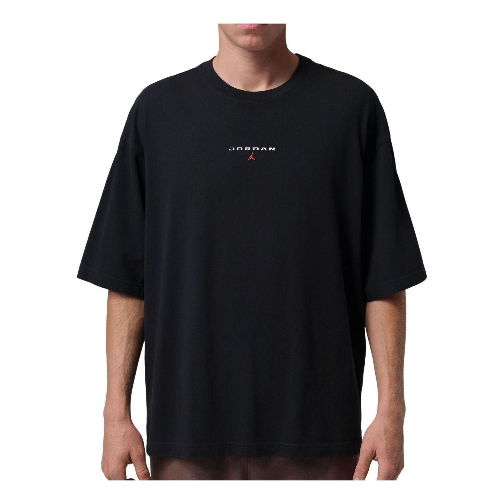 Jordan Flight Essentials Oversized Patch T-Shirt 'Black' IO0034-010