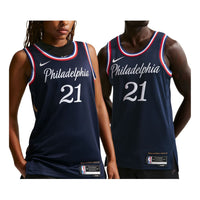 Nike NBA Joel Embiid Philadelphia 76ers City Edition Swingman Jersey 'College Navy' HM5992-420
