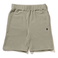 A Bathing Ape Head One Point Sweat Shorts 'Beige' 1J30-153-023-BGE