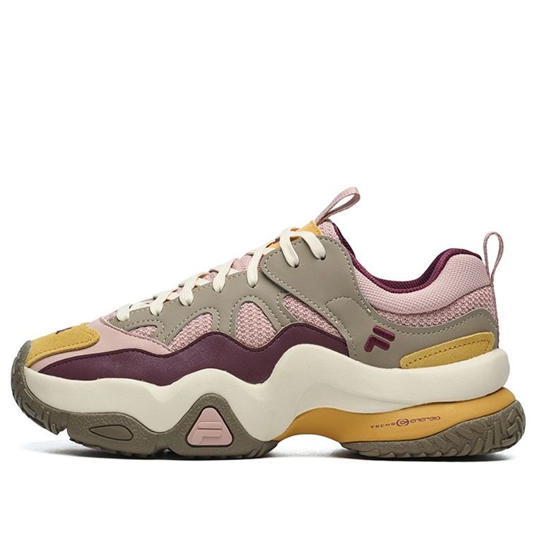 (WMNS) FILA FUSION Sdud Sneakers 'Pink Beige' T12W219201FMS