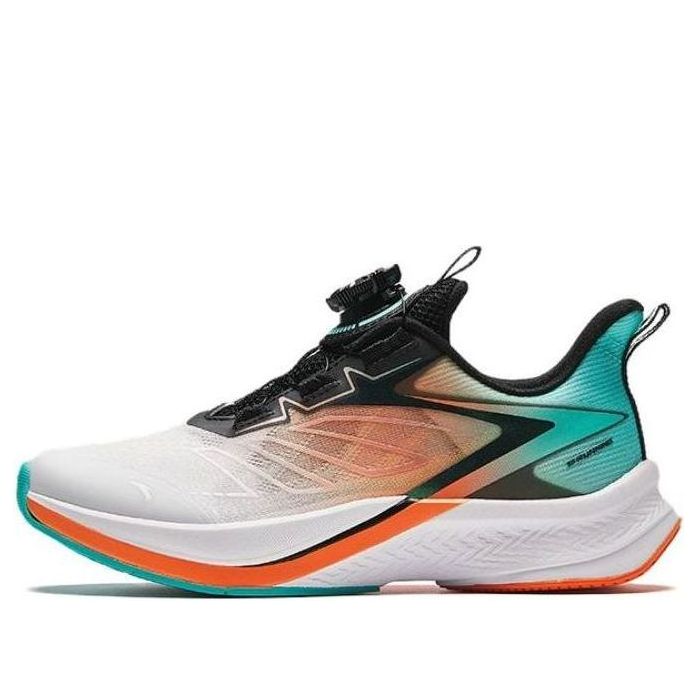 (GS) ANTA Running Series Sneakers 'White Orange Teal' 312425509-3