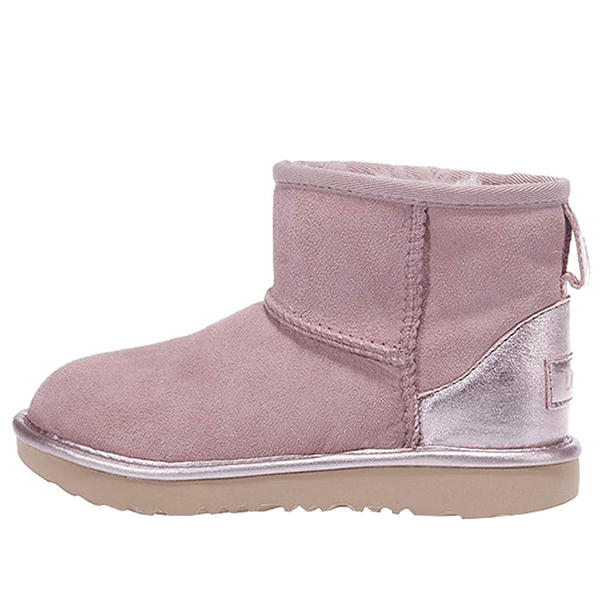 (GS) UGG Classic Mini Shine 'Pink Rose' 1130778K-RSGRY