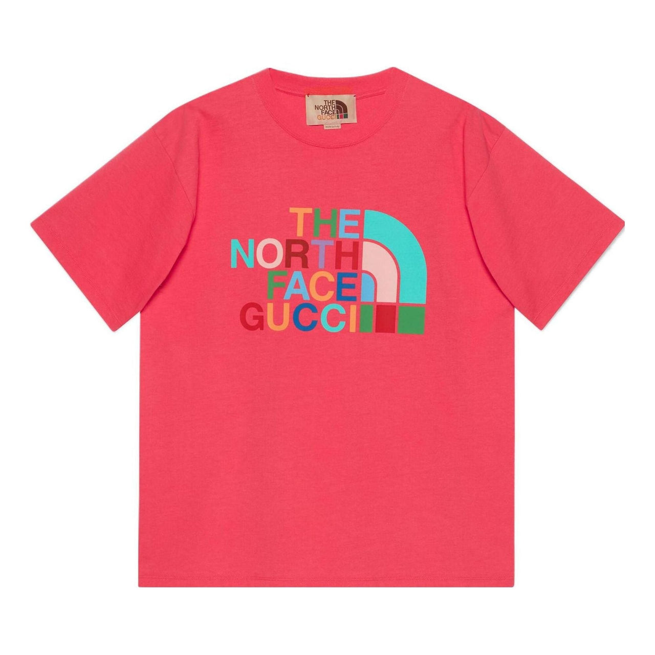 Gucci x The North Face Cotton T-Shirt 'Pink' 616036-XJDTV-5519