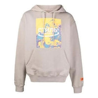 HERON PRESTON Halo Herons Hoodie 'Taupe' HMBB015R21JER0016116