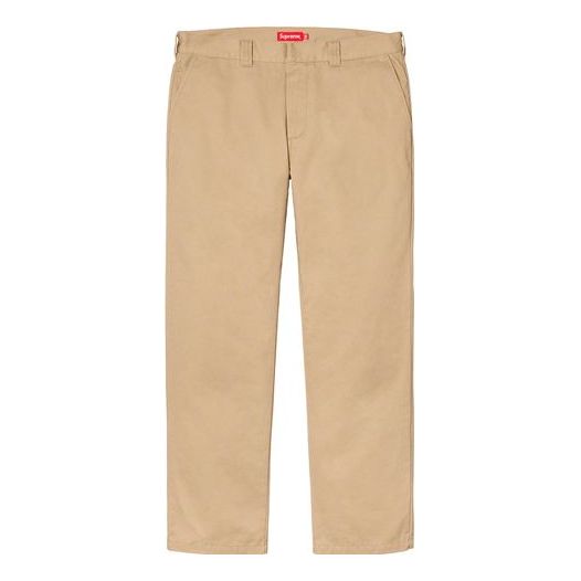 Supreme SS20 Week 1 Work Pant Cargo Pants Unisex Khaki SUP-SS20-170