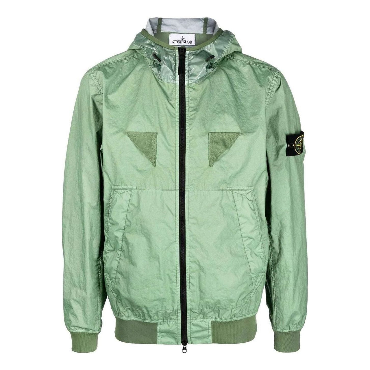 STONE ISLAND Logo Patch Puffer Jacket 'Sage' 781540723-V0055