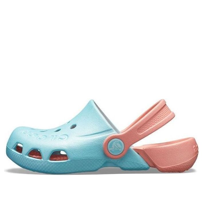 (GS) Crocs Electro Back Strap Round Toe Clogs 'Blue Pink' 10400-4JF
