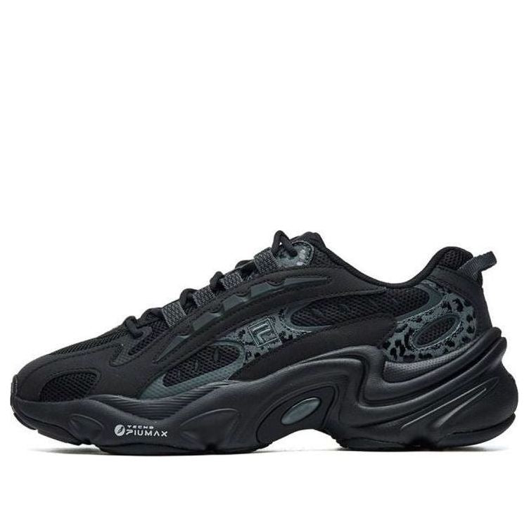 FILA Low-Top Running Shoes Leopard Print Black F12M121105FBK